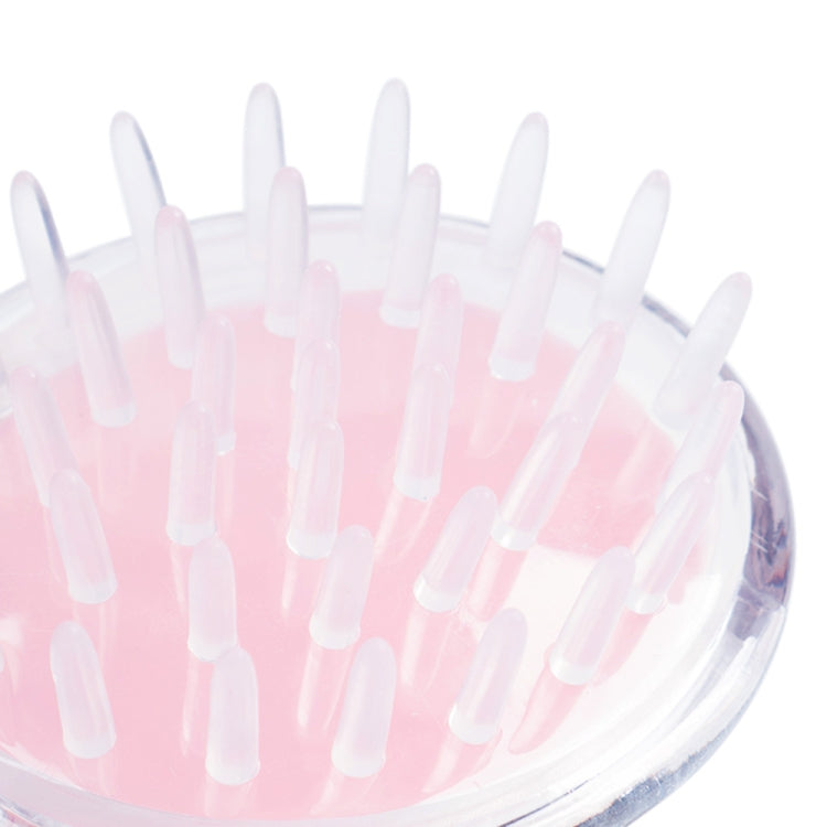 5pcs Household Head Hand-held Silicone PVC Massage Brush(Red) - free shipping - PMC TechLife - Order now!
