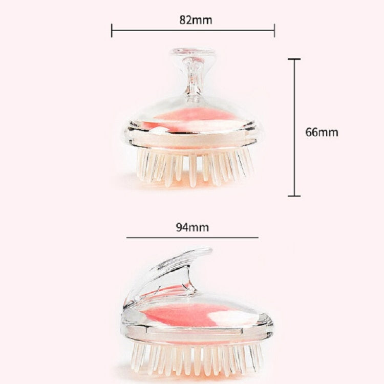 5pcs Household Head Hand-held Silicone PVC Massage Brush(Red) - free shipping - PMC TechLife - Order now!