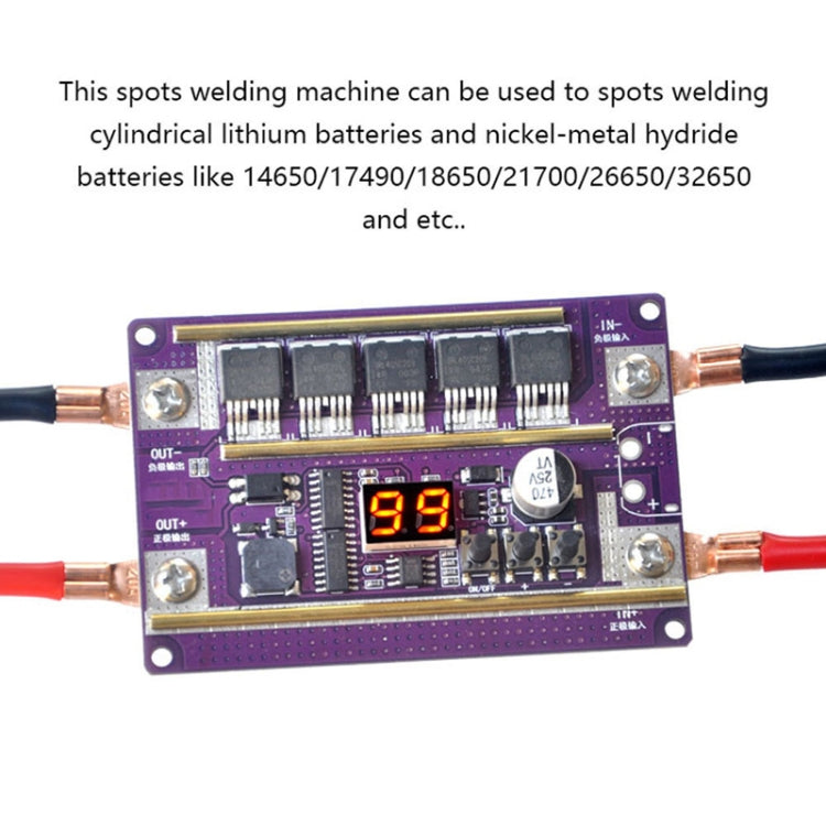 Start Treasure Version 12V Digital Display DIY Battery Spot Welding Machine Pen Control, Style:10 Square Pen With Case - Others by PMC TechLife | Online Shopping South Africa | PMC TechLife | Buy Now Pay Later Mobicred