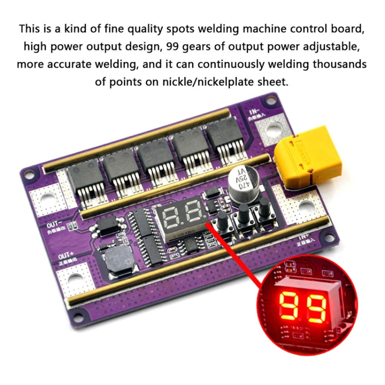 Lead-Acid Battery Version 12V Digital Display DIY Battery Spot Welding Machine Pen Control, Style:6 Square Pen - Others by PMC TechLife | Online Shopping South Africa | PMC TechLife | Buy Now Pay Later Mobicred