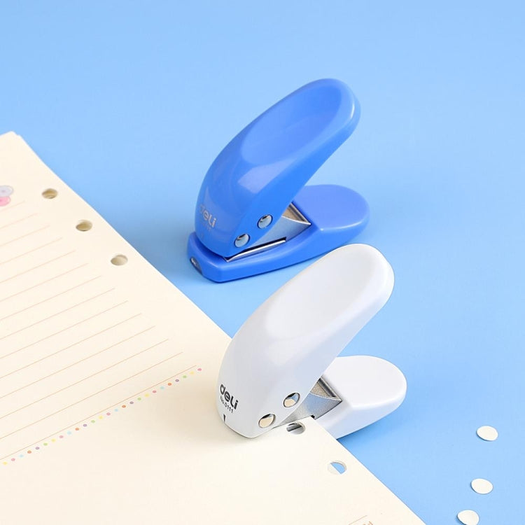 Deli Mini Small Hole Punch Single Circular Hole Punch Machine Manual Hole Punch, Size: 6x5.5cm, Random Color Delivery - Binding Supplies by Deli | Online Shopping South Africa | PMC Jewellery