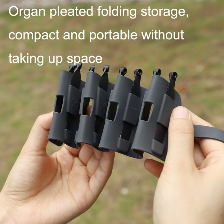 Sunnylife MM3-SN443 For Mini 3 Pro Propeller Blades Silicone Folding Storage Bag(Gray) - DIY Propeller by Sunnylife | Online Shopping South Africa | PMC TechLife | Buy Now Pay Later Mobicred