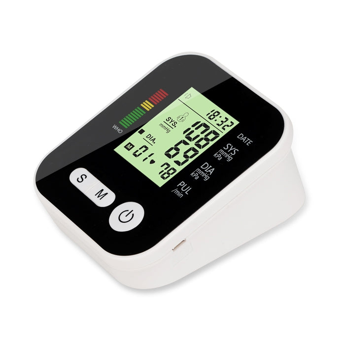 Arm Type Home Electronic Automatic Hypertension Measuring Instrument Sphygmomanometer(Black) - free shipping - PMC TechLife - Order now!