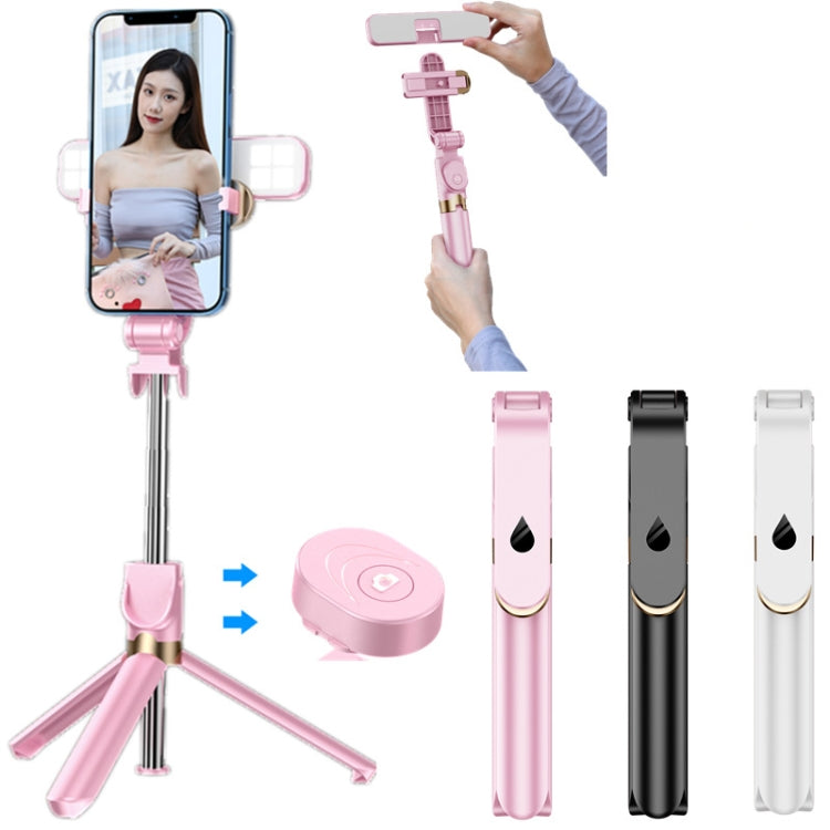 XT06S Live Beauty Bluetooth Tripod Selfie Stick(White) - Selfie Sticks by PMC TechLife | Online Shopping South Africa | PMC TechLife | Buy Now Pay Later Mobicred