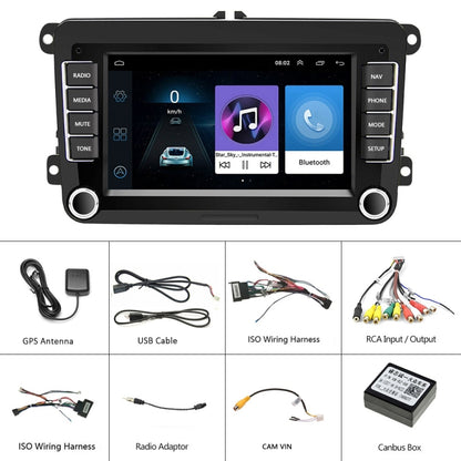 A3040 For Volkswagen 7-inch 2+32G Android Car Navigation Central Control Large Screen Player With Wireless CarPlay, Style:Standard - Car MP3 & MP4 & MP5 by PMC Jewellery | Online Shopping South Africa | PMC Jewellery | Buy Now Pay Later Mobicred