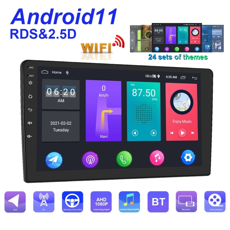 A2799 10 Inch Android WiFi 2+32G Central Control Large screen Universal Car Navigation Reversing Video Player, Style:Standard+AHD Camera - Car MP3 & MP4 & MP5 by PMC Jewellery | Online Shopping South Africa | PMC Jewellery | Buy Now Pay Later Mobicred