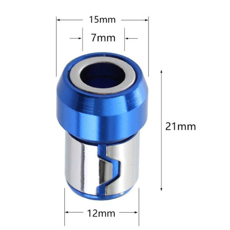 Full Metal Screwdriver Head Plus Magnet(Blue) - Magnetizer Demagnetizer Tool by PMC Jewellery | Online Shopping South Africa | PMC Jewellery | Buy Now Pay Later Mobicred