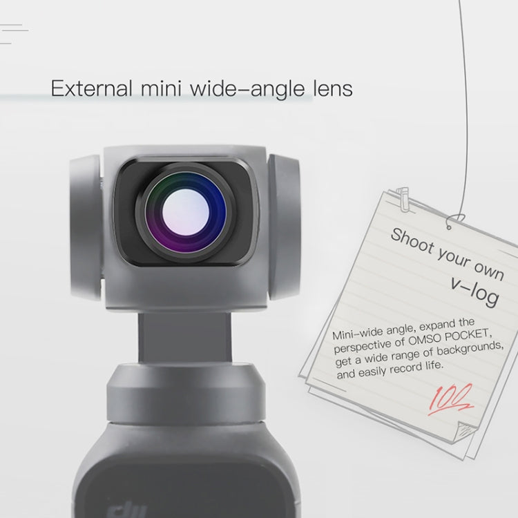 Original DJI Pocket 2 / Osmo Pocket Magnetic Interface Augmenting Lens - Lens Accessories by DJI | Online Shopping South Africa | PMC Jewellery | Buy Now Pay Later Mobicred