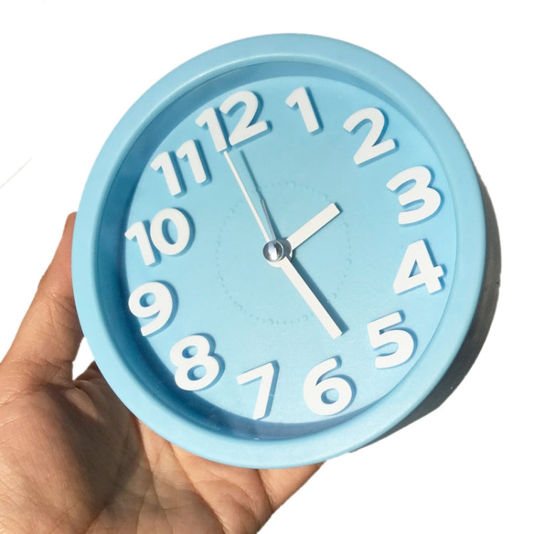 Round 12cm Candy Color Stereo Digital Silent Alarm Clock Children Student Alarm Clock(Red) - Alarm Clocks by PMc TechLife | Online Shopping South Africa | PMc TechLife | Buy Now Pay Later Mobicred