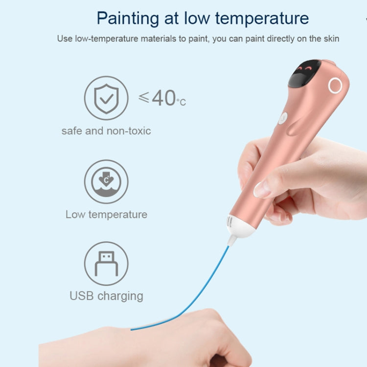 3D Printing Pen Low Temperature Painting Pen With 80m PCL(Blue) - 3D Printer by PMC Jewellery | Online Shopping South Africa | PMC Jewellery | Buy Now Pay Later Mobicred