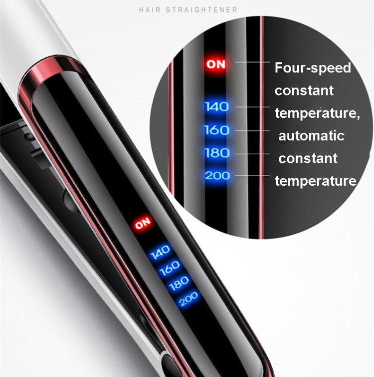 35W 2 In 1 Curling and Straightening Dual-use Electric Splin,Specification: EU Plug(Black) - free shipping - PMC TechLife - Order now!