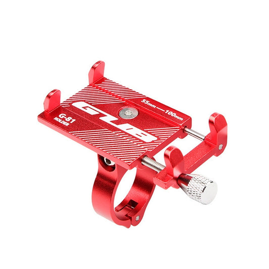 G-81 Bicycle Aluminum Alloy Mobile Phone Navigation Bracket Riding Equipment(Red) - Holders by PMC Jewellery | Online Shopping South Africa | PMC Jewellery | Buy Now Pay Later Mobicred