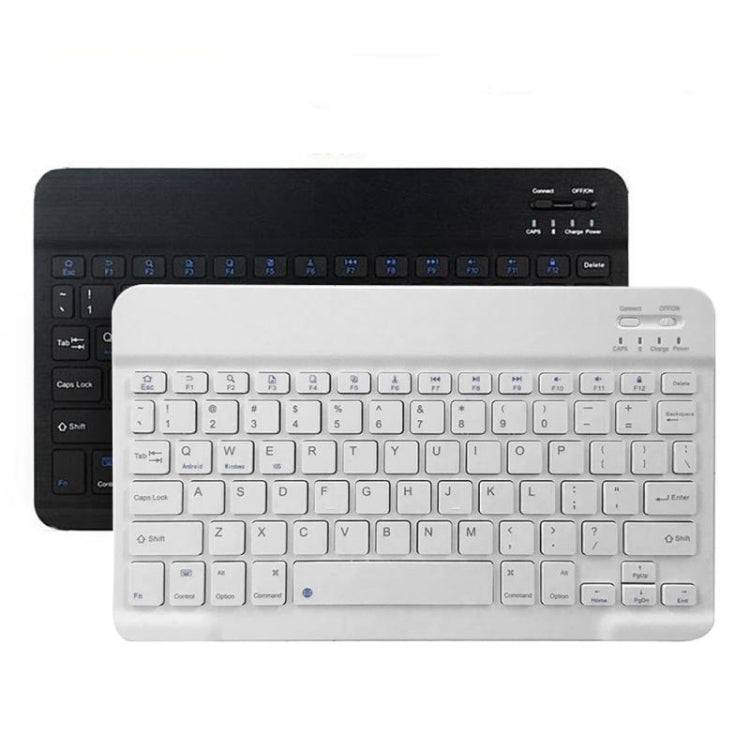 YS-001 9.7-10.1 Inch Tablets Phones Universal Mini Wireless Bluetooth Keyboard, Style:with Bluetooth Mouse(White) - Universal Keyboard by PMC Jewellery | Online Shopping South Africa | PMC Jewellery