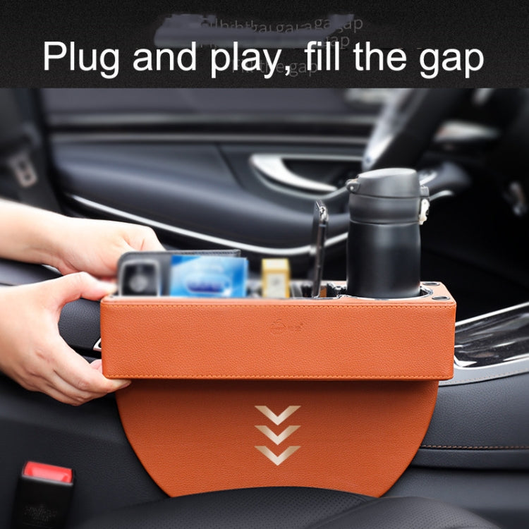 SUSISUN SNH010 Car Seat Gap Storage Box, Style:Co-driver(Brown) - Stowing Tidying by SUSISUN | Online Shopping South Africa | PMC Jewellery | Buy Now Pay Later Mobicred