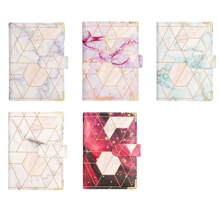 A6 Loose-leaf Notebook Budget Book Marbled Handbook,Style: Deluxe Model(Blue) - Notebooks by PMc TechLife | Online Shopping South Africa | PMc TechLife | Buy Now Pay Later Mobicred