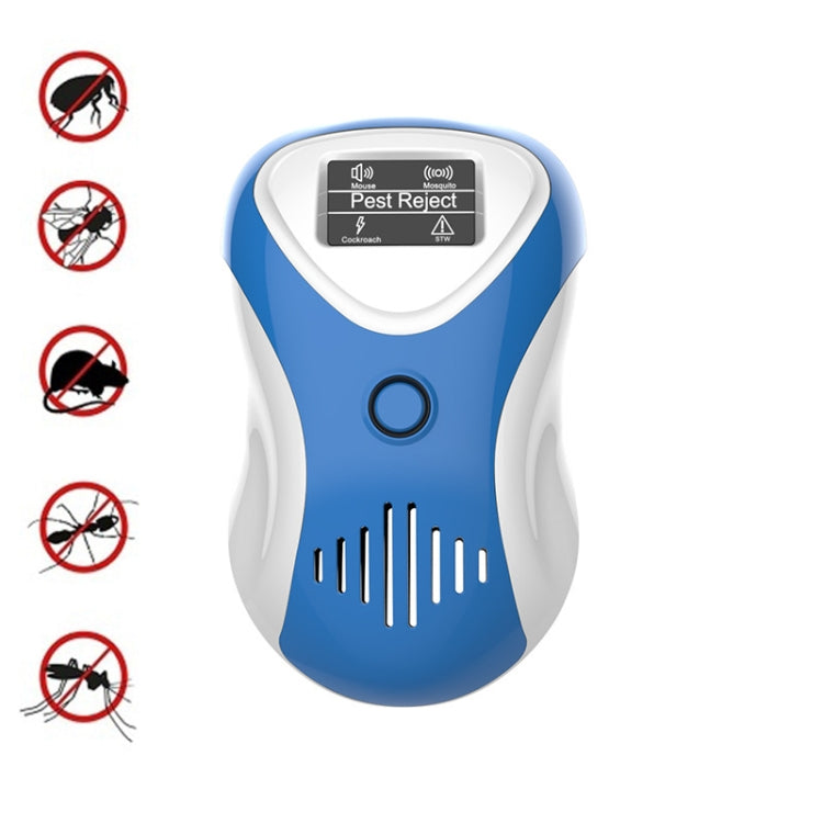 Ultrasonic Mouse Repeller Energy-Saving Silent Insect Repeller, Plug Type:UK Plug(Blue White) - Repellents by PMC Jewellery | Online Shopping South Africa | PMC Jewellery | Buy Now Pay Later Mobicred