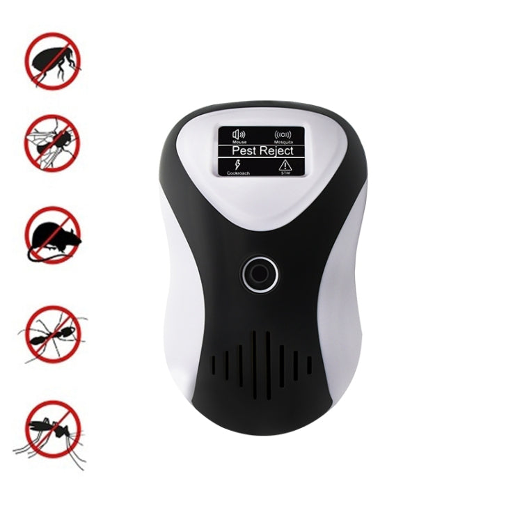 Ultrasonic Multifunctional Mouse Repeller Energy-Saving Silent Insect Repeller, Plug Type:US Plug(Black White) - Repellents by PMC Jewellery | Online Shopping South Africa | PMC Jewellery | Buy Now Pay Later Mobicred