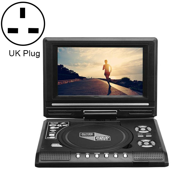 7.8 inch Portable DVD with TV Player, Support SD / MMC Card / Game Function / USB Port(UK Plug) - DVD & LCD Player by PMC Jewellery | Online Shopping South Africa | PMC Jewellery | Buy Now Pay Later Mobicred