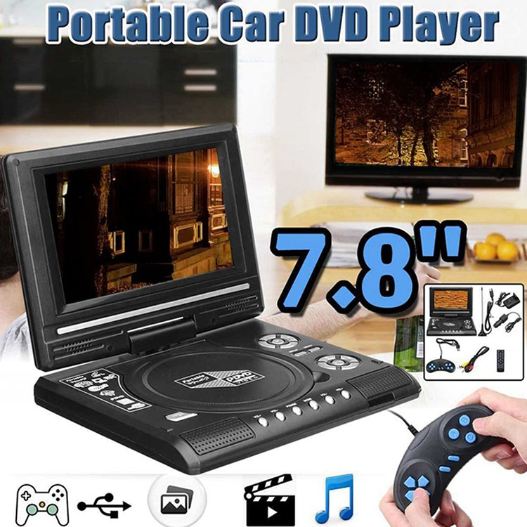 7.8 inch Portable DVD with TV Player, Support SD / MMC Card / Game Function / USB Port(UK Plug) - DVD & LCD Player by PMC Jewellery | Online Shopping South Africa | PMC Jewellery | Buy Now Pay Later Mobicred