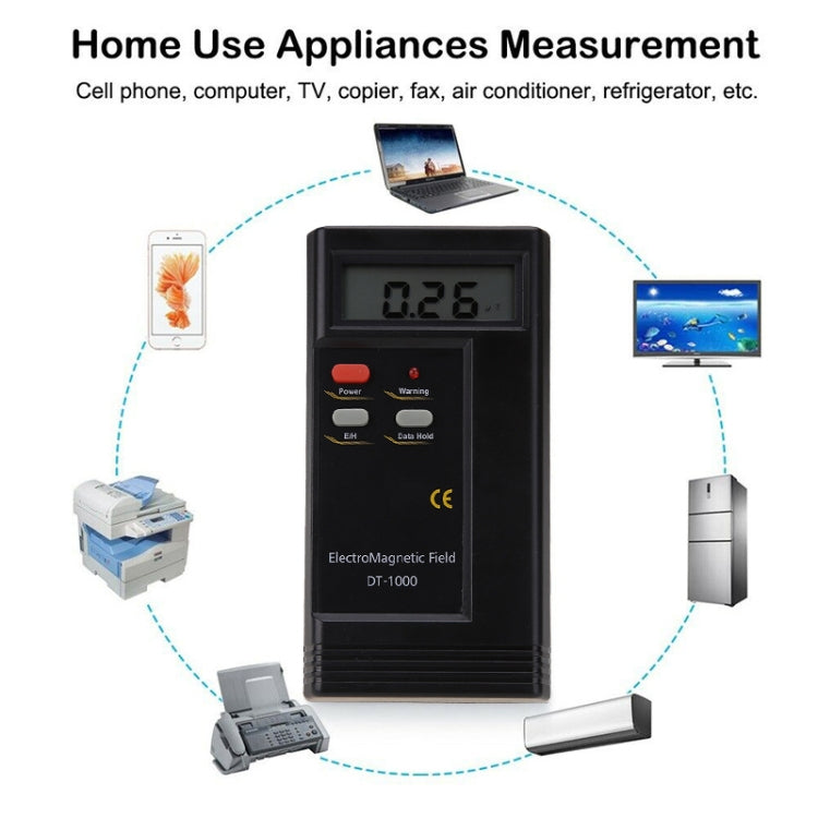 DT-1000 Radiation Electromagnetic Detector Measuring Range 5-1999 Electromagnetic Field Intensity Detector - free shipping - PMC Jewellery - Order now!
