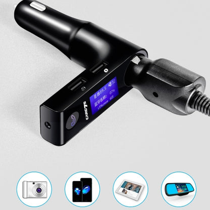 G7S Car Hands-free Bluetooth MP3 Player FM Transmitter With LCD Display - Bluetooth Car Kits by PMC Jewellery | Online Shopping South Africa | PMC Jewellery | Buy Now Pay Later Mobicred