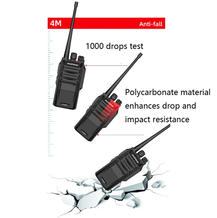 Baofeng BF-S56MAX High-power Waterproof Handheld Communication Device Walkie-talkie, Plug Specifications:UK Plug - Handheld Walkie Talkie by Baofeng | Online Shopping South Africa | PMC Jewellery | Buy Now Pay Later Mobicred