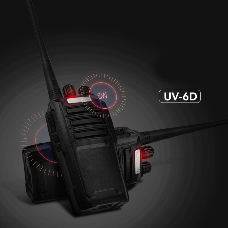 Baofeng BF-UV6D Civil Hotel Outdoor Construction Site Mobile High-power Walkie-talkie, Plug Specifications:UK Plug - Handheld Walkie Talkie by Baofeng | Online Shopping South Africa | PMC Jewellery | Buy Now Pay Later Mobicred