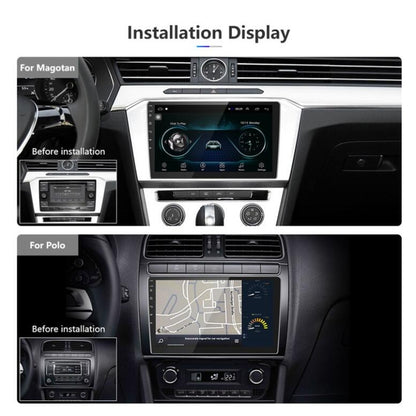 Universal Machine Android Smart Navigation Car Navigation DVD Reversing Video Integrated Machine, Size:9inch 2+32G, Specification:Standard+4 Lights Camera - Car DVD by PMC Jewellery | Online Shopping South Africa | PMC Jewellery | Buy Now Pay Later Mobicred