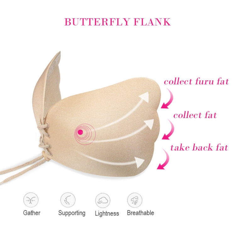 Women Self-Adhesive Strapless Bandage Blackless Solid Bra Silicone Underwear Invisible Bra, Size:L (T Black) - free shipping - PMC TechLife - Order now!