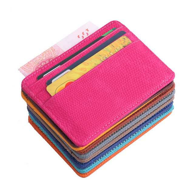 Lizard Pattern PU Leather Bank Card Set Card Package(Sky Blue) - Card & Passport Bags by PMC TechLife | Online Shopping South Africa | PMC TechLife | Buy Now Pay Later Mobicred