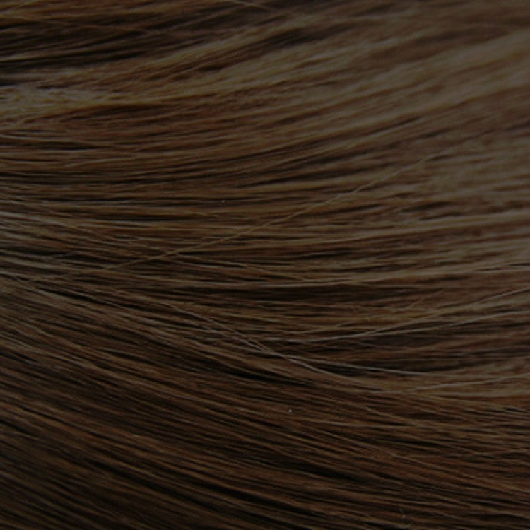 Female Black Long Straight Wig With Air Bangs(Cold Brown (Solid Color) 58CM) - free shipping - PMC TechLife - Order now!