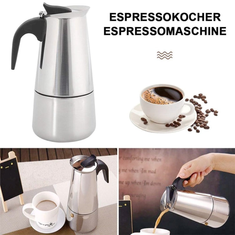 Stainless Steel Moka Coffee Maker Pot Filter(200ml) - free shipping - PMC TechLife - Order now!