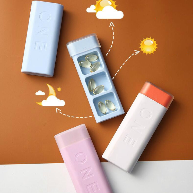 Portable Mini Dispensing Pill Box to Store Pill Sealed Box(Cherry Blossom Powder) - Pill Boxes by PMC TechLife | Online Shopping South Africa | PMC TechLife