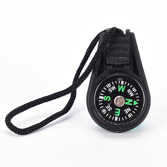 10 PCS Key Chain Mini Compass Gear Outdoor Camping Hiking Navigator Utility Gear Survival Pocket Compass Tool(Black) - Hiking Meter by PMC Jewellery | Online Shopping South Africa | PMC Jewellery | Buy Now Pay Later Mobicred