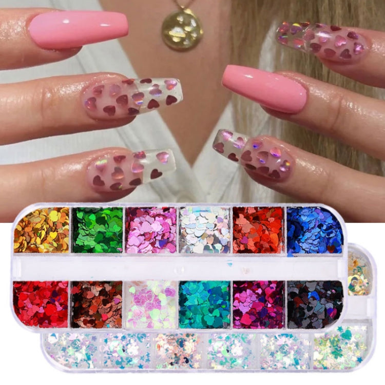 2 PCS Nail Art Butterfly Laser Symphony Sequins, Specification:07 - Nail Stickers by PMC Jewellery | Online Shopping South Africa | PMC Jewellery | Buy Now Pay Later Mobicred