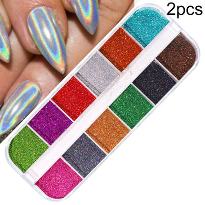 2 PCS Nail Art Butterfly Laser Symphony Sequins, Specification:17 - Nail Stickers by PMC Jewellery | Online Shopping South Africa | PMC Jewellery | Buy Now Pay Later Mobicred