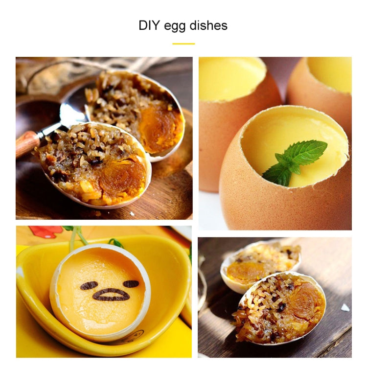 Metal Egg Scissors Egg Topper Cutter Shell Opener Stainless Steel Boiled Raw Egg Creative Kitchen Tools(Silver) - Scissors by PMC TechLife | Online Shopping South Africa | PMC TechLife