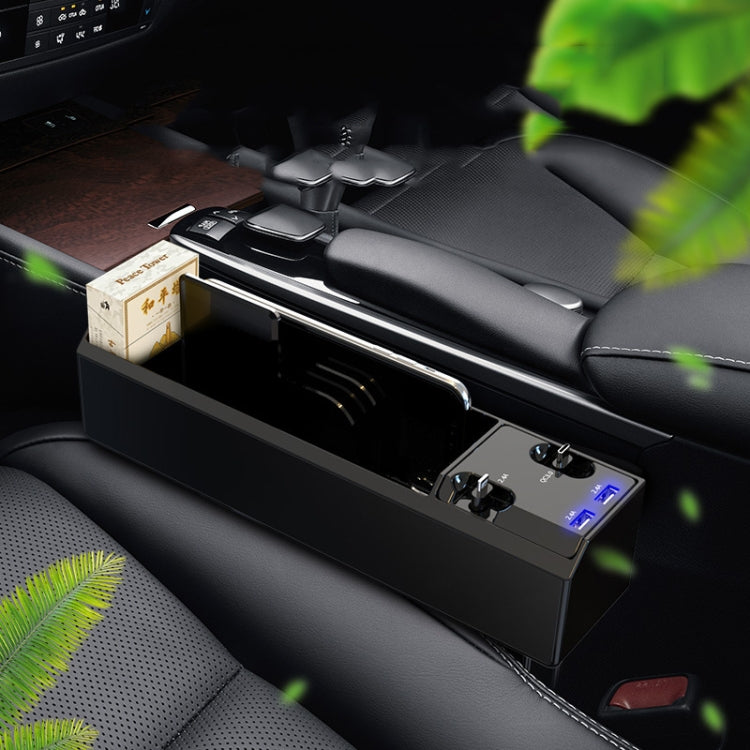 Car Seat Storage Box With Cable Car USB Charger, Style:3-wire - DIY Modified Charger by PMC TechLife | Online Shopping South Africa | PMC TechLife | Buy Now Pay Later Mobicred
