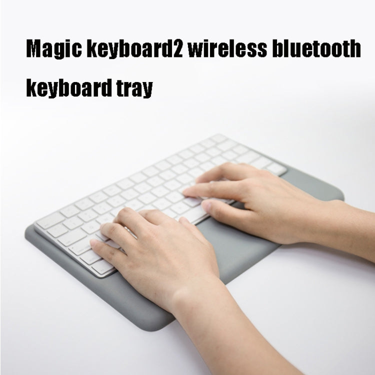 Wireless Keyboard Support Memory Foam Silicone Wrist Pad Base for Apple Magic Keyboard 2, Size:S(Grey) - Other Accessories by PMC Jewellery | Online Shopping South Africa | PMC Jewellery | Buy Now Pay Later Mobicred