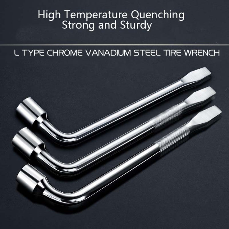L-Type Car Tire Removal Tool Tire Wrench Socket Wrench, Specification: 22mm - Hand Tool Sets by PMC TechLife | Online Shopping South Africa | PMC TechLife | Buy Now Pay Later Mobicred