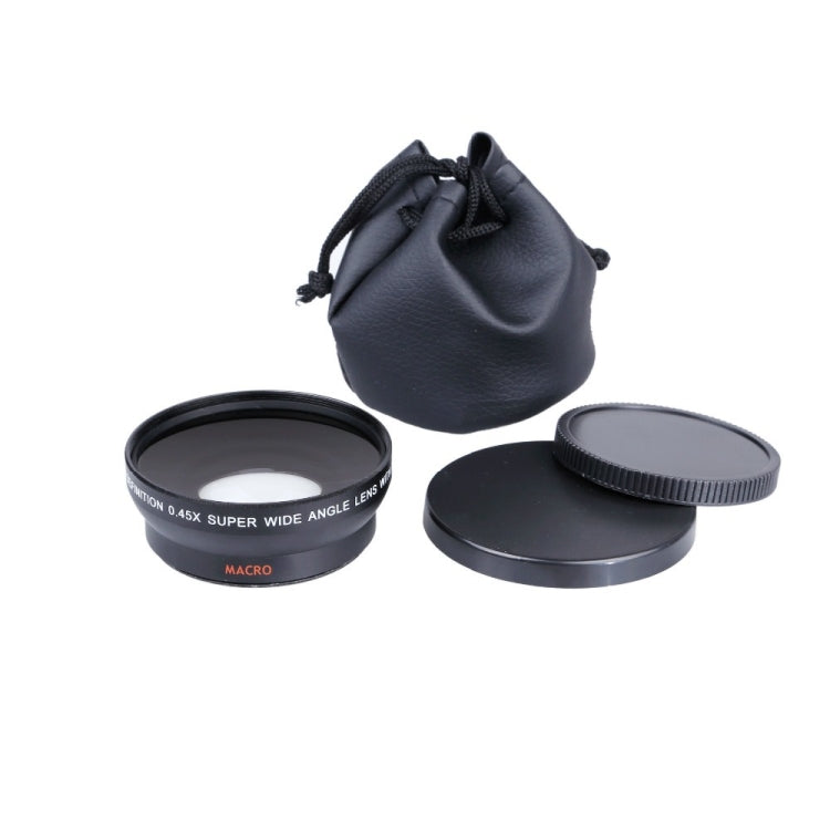 52mm 2 In 1 0.45x Wide-Angle + Macro Camera Lens - Auxiliary Lens by PMC TechLife | Online Shopping South Africa | PMC TechLife | Buy Now Pay Later Mobicred