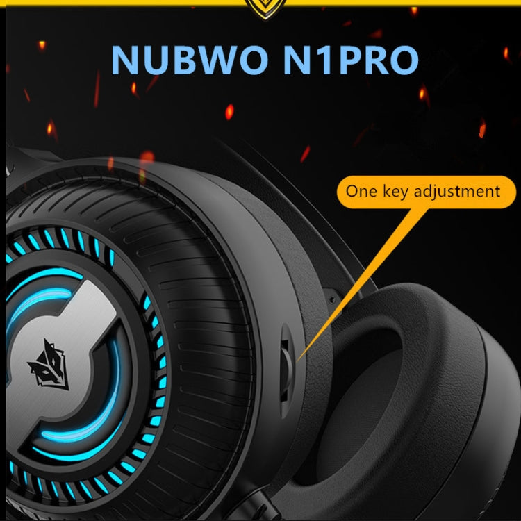 NUBWO N1PRO Computer Gaming Headset, Cable Length:2.4m - Multimedia Headset by NUBWO | Online Shopping South Africa | PMC Jewellery | Buy Now Pay Later Mobicred