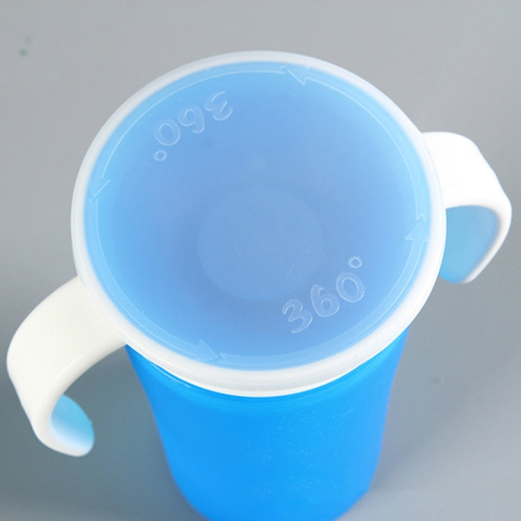 360 Degrees Rotated Baby Learning Drinking Cup With Double Handle Flip(Yellow) - Cups & Silicone Nipple by PMC Jewellery | Online Shopping South Africa | PMC Jewellery | Buy Now Pay Later Mobicred