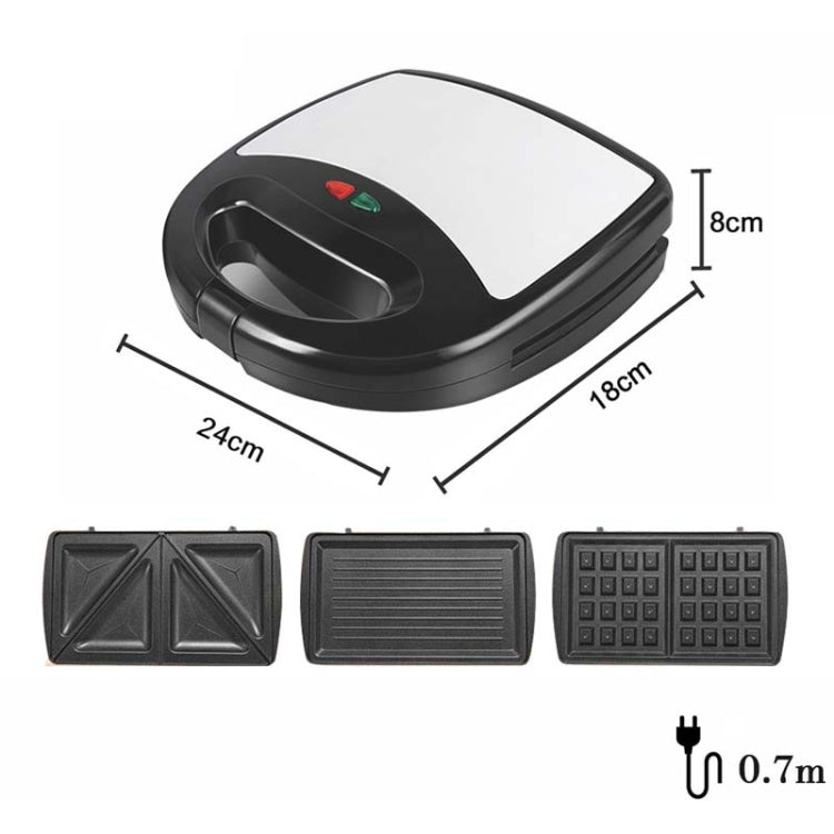 3 in 1 Sandwich Maker Multi-Function Waffle Maker Panini Breakfast Maker, EU Plug - free shipping - PMC TechLife - Order now!