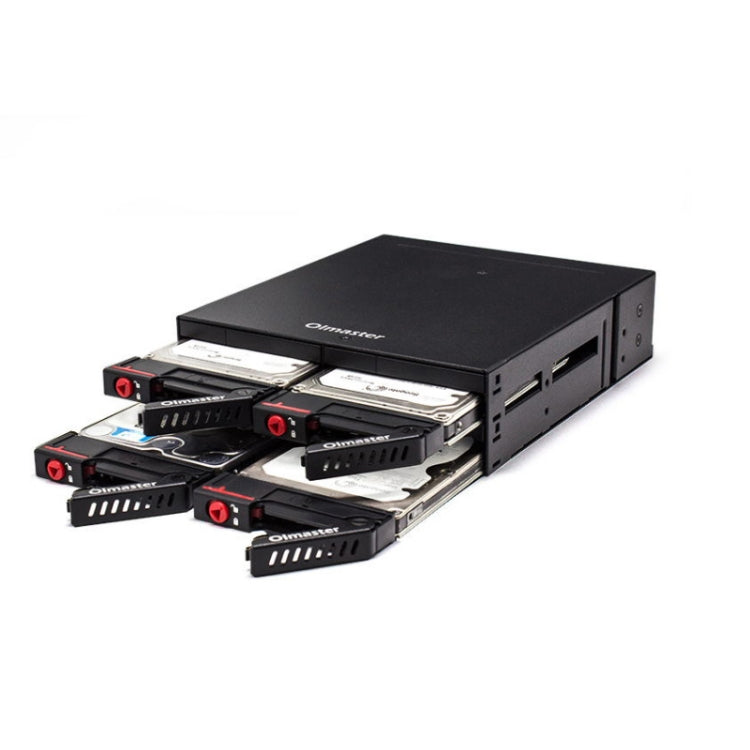 OImaster MR-6401 Four-Bay Chassis Built-In Optical Drive Hard Disk Box - Optical Drives Cases by OImaster | Online Shopping South Africa | PMC Jewellery | Buy Now Pay Later Mobicred