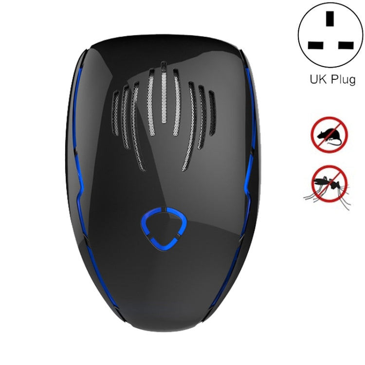 DC-9015 Household Energy-saving Multi-function Variable Frequency Ultrasonic Electronic Mouse and Mosquito Repellent, Style:UK Plug(Black) - Repellents by PMC Jewellery | Online Shopping South Africa | PMC Jewellery | Buy Now Pay Later Mobicred