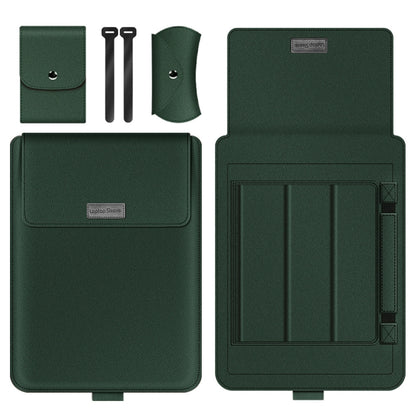 A2 4 in 1 Computer Bracket Liner Bag Storage Bag, Size:13/14 inch(Green) - 14.1 inch by PMC Jewellery | Online Shopping South Africa | PMC Jewellery | Buy Now Pay Later Mobicred