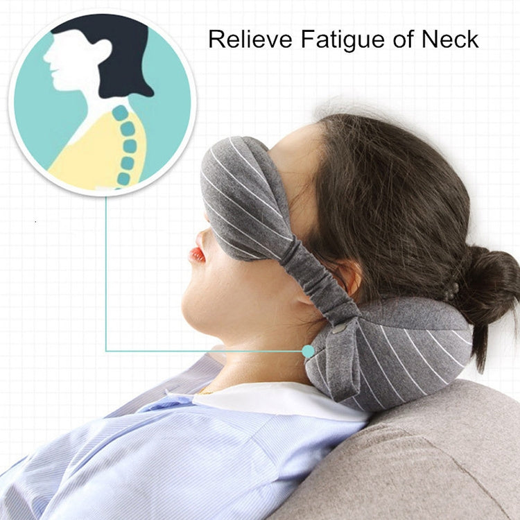 Business Travel Portable Pillow Eye Protection(Dark Grey) - Cushions & Pillows by PMC TechLife | Online Shopping South Africa | PMC TechLife | Buy Now Pay Later Mobicred