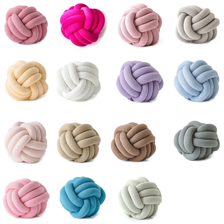 Hand-Made Knotted Ball Pillow, Size: Diameter: 25~30cm(Sky Blue) - Cushions & Pillows by PMC TechLife | Online Shopping South Africa | PMC TechLife | Buy Now Pay Later Mobicred