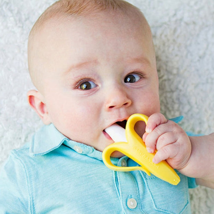 Newborn Baby Banana Silicone Teether Bite(Blue) - Baby Toys by PMC TechLife | Online Shopping South Africa | PMC TechLife